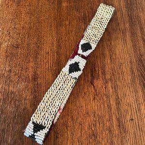 Handmade Shell & bead Belt rare 1 of a Kind. Reversible with hook & I closer.
